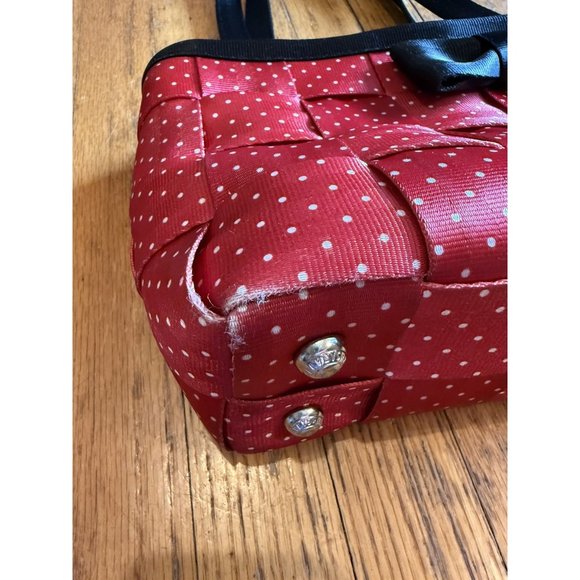 Harveys Original Seatbelt Bag Disney Minnie Mouse Big Black Red polka dot Bow - Picture 3 of 15